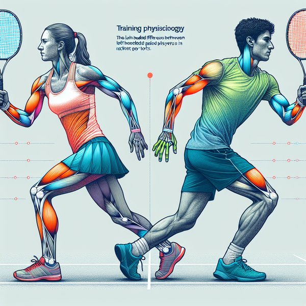 Gibt es Unterschiede in der Trainingsphysiologie zwischen Linkshändern und Rechtshändern in Rückschlagsportarten wie Tennis oder Badminton?