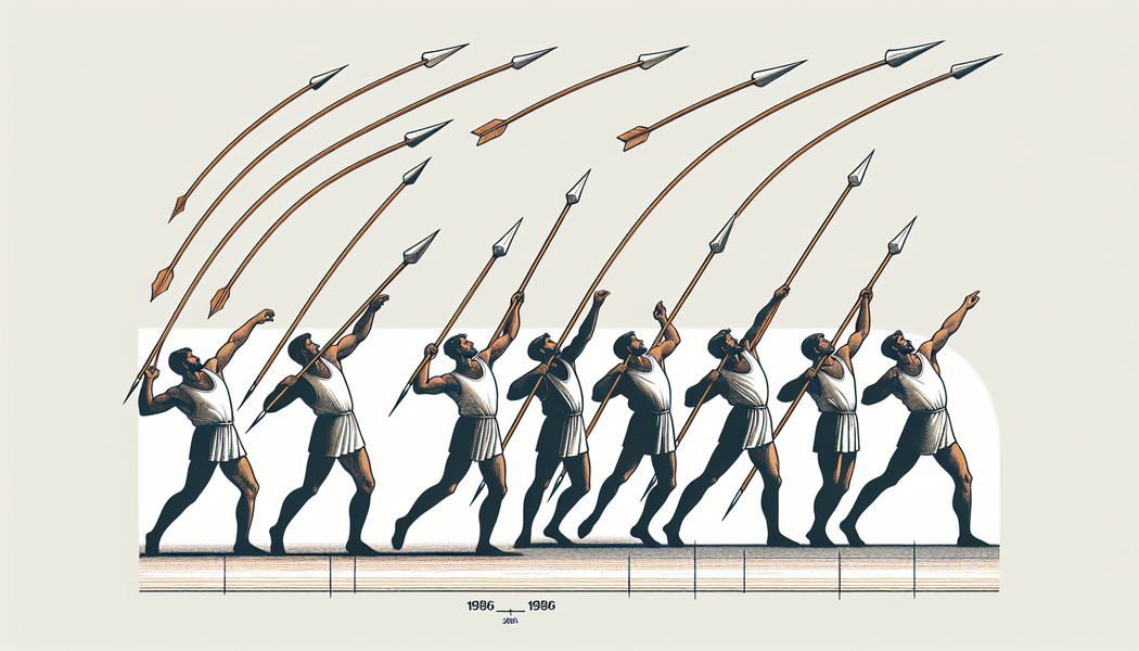 Videoanalysen verbessern Technik durch detaillierte Bewegungsstudien - Wie hat sich die Technik des Speerwurfs seit der Einführung des neuen Speerdesigns im Jahr 1986 verändert?